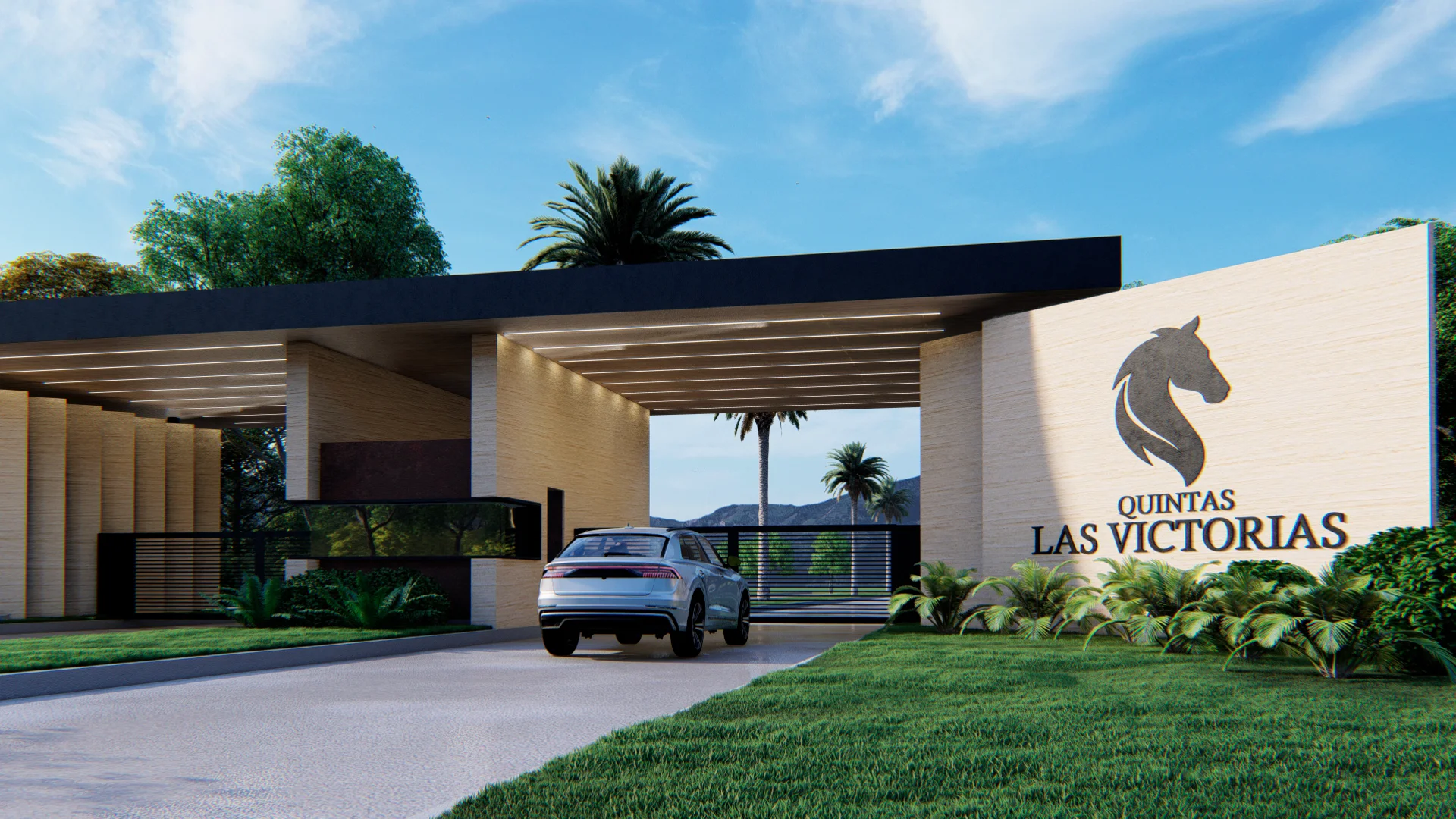 Fachada del proyecto Quintas Las Victorias