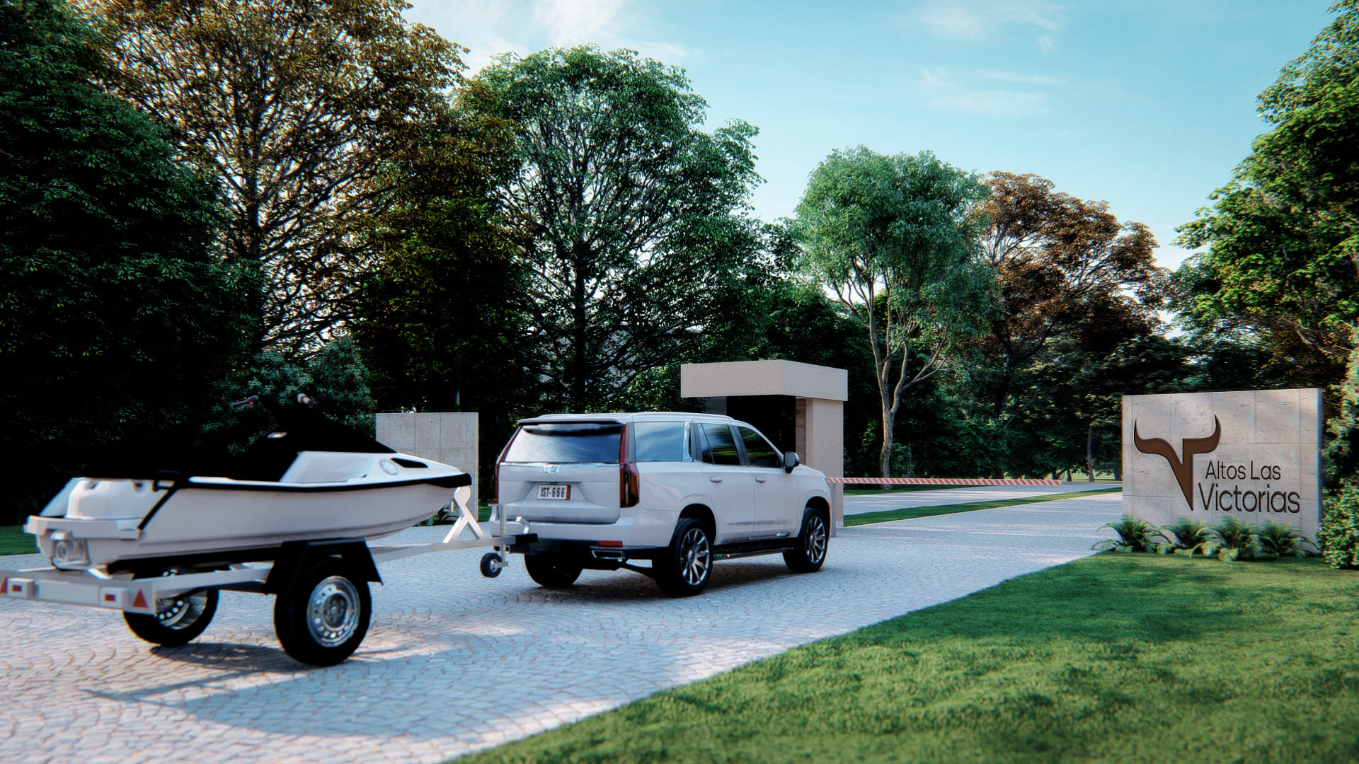 Vista panorámica del proyecto Altos Las Victorias